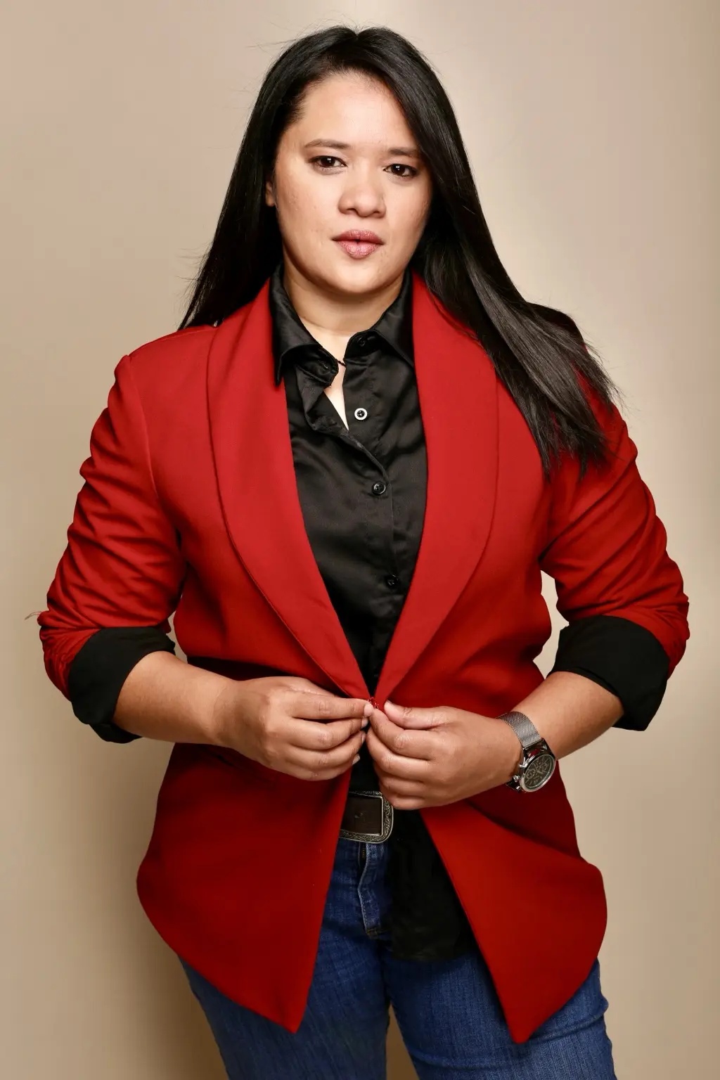 Alternate leadership portrait of Muneera Sallies